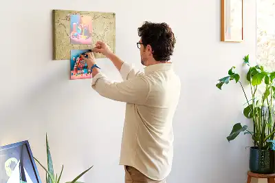 Kurk prikbord Verouderde wereldkaart voor aan de muur