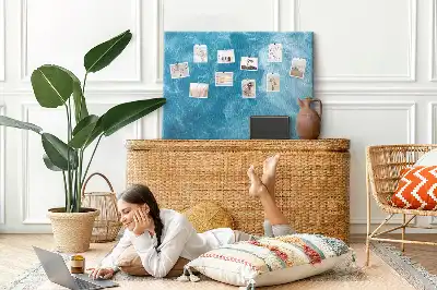 Memobord van kurk Zee water