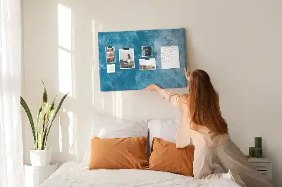 Memobord van kurk Zee water