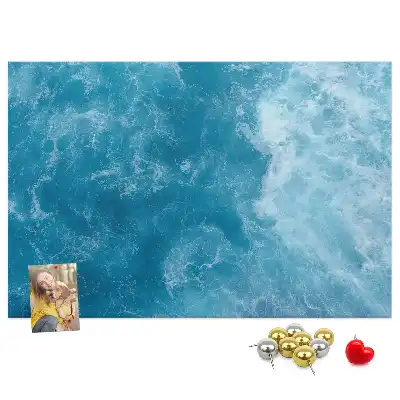 Memobord van kurk Zee water