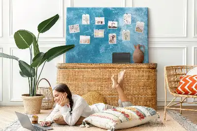 Memobord van kurk Zee water