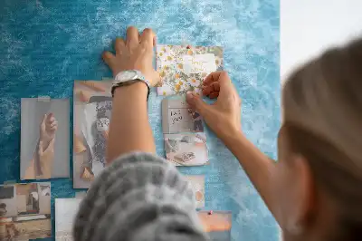 Memobord van kurk Zee water