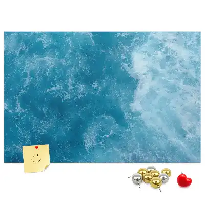 Memobord van kurk Zee water