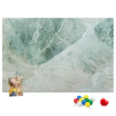 Memobord van kurk Marmeroppervlak