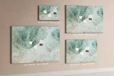 Memobord van kurk Marmeroppervlak