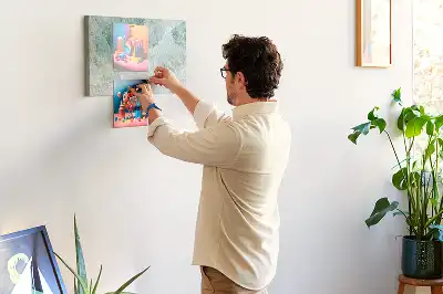 Memobord van kurk Marmeroppervlak