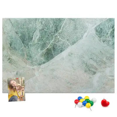 Memobord van kurk Marmeroppervlak