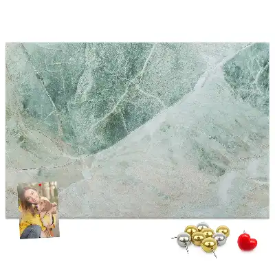 Memobord van kurk Marmeroppervlak