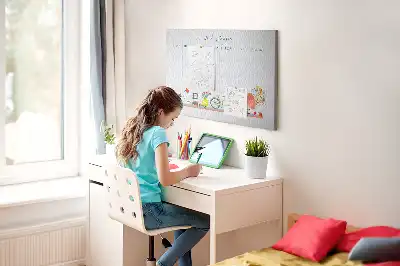 Kurk prikbord Weekkalender voor aan de muur
