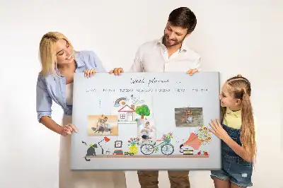 Kurk prikbord Weekkalender voor aan de muur