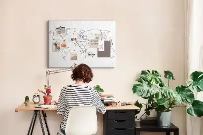Kurk prikbord Reisspreuk van een zwerver