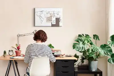 Kurk prikbord Reisspreuk van een zwerver