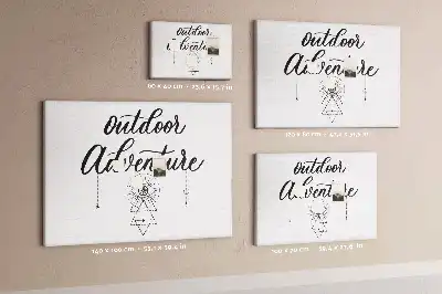 Memobord van kurk Avontuur buitenshuis