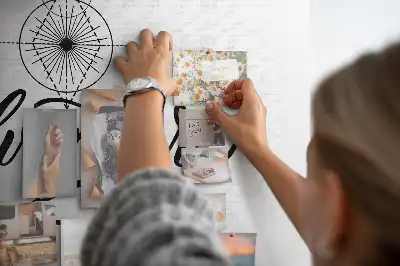 Memobord van kurk Reismotief adventure