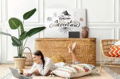 Memobord van kurk Inspirerende affirmatie