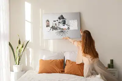 Memobord van kurk Inspirerende affirmatie