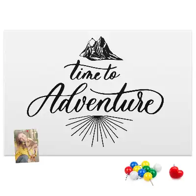 Memobord van kurk Inspirerende affirmatie