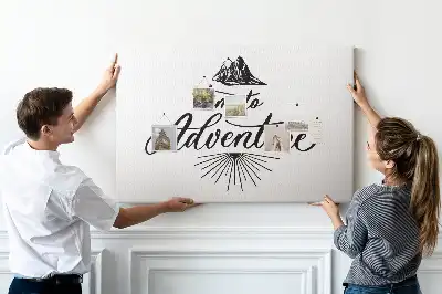 Memobord van kurk Inspirerende affirmatie