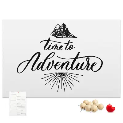 Memobord van kurk Inspirerende affirmatie
