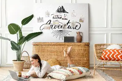 Memobord van kurk Inspirerende affirmatie