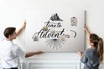 Memobord van kurk Inspirerende affirmatie