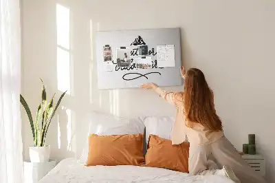 Memobord van kurk Motiverende spreuk