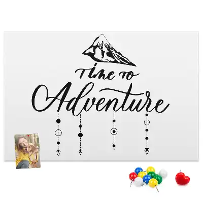 Memobord van kurk Inspirerende wandslogan