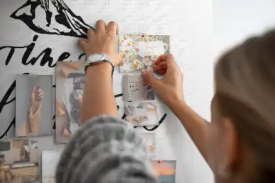 Memobord van kurk Inspirerende wandslogan