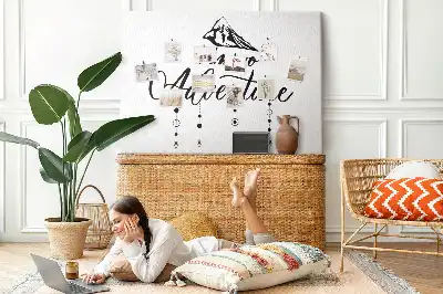 Memobord van kurk Inspirerende wandslogan
