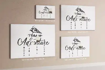 Memobord van kurk Inspirerende wandslogan