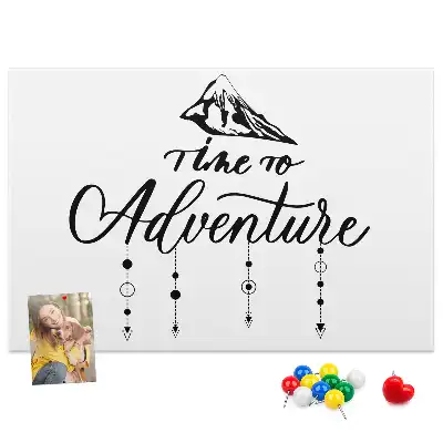 Memobord van kurk Inspirerende wandslogan