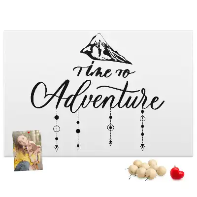 Memobord van kurk Inspirerende wandslogan