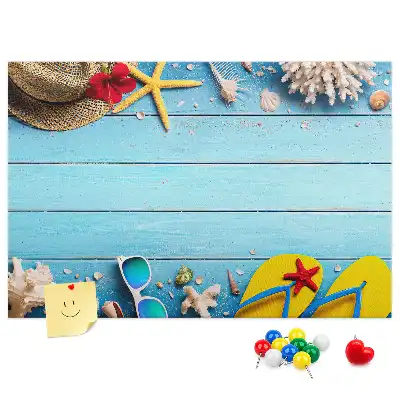 Memobord van kurk Maritieme accessoires decoratie