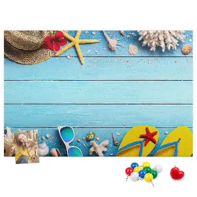 Memobord van kurk Maritieme accessoires decoratie