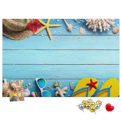 Memobord van kurk Maritieme accessoires decoratie