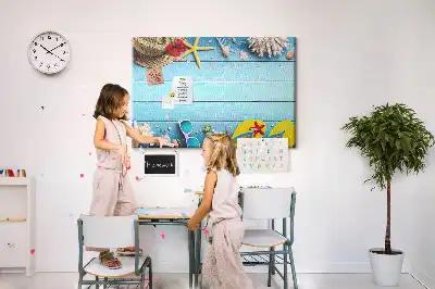 Memobord van kurk Maritieme accessoires decoratie