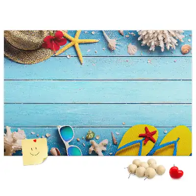 Memobord van kurk Maritieme accessoires decoratie