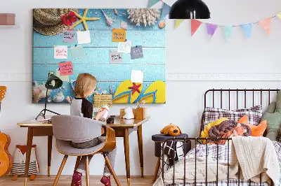 Memobord van kurk Maritieme accessoires decoratie