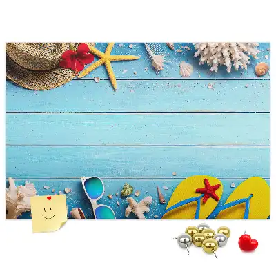 Memobord van kurk Maritieme accessoires decoratie