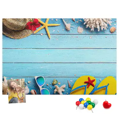 Memobord van kurk Maritieme accessoires decoratie