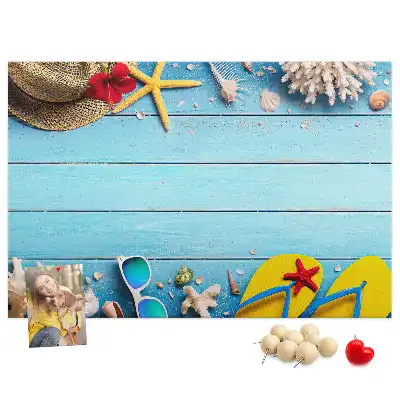 Memobord van kurk Maritieme accessoires decoratie