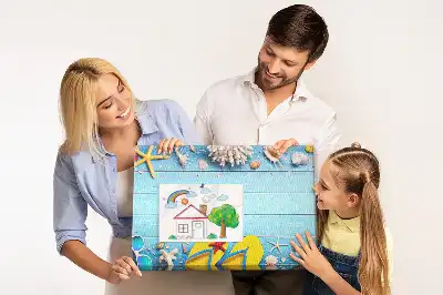 Kurk prikbord Schelpen en strandelementen