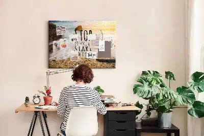 Kurk prikbord Motiverende tekst