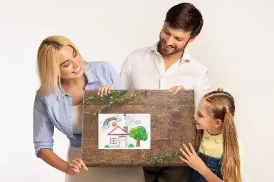 Memobord van kurk Rustiek hout