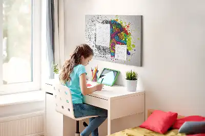 Kurk prikbord Psychologisch motief van denken