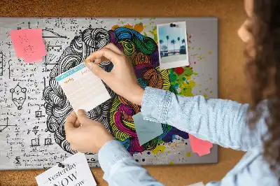 Kurk prikbord Psychologisch motief van denken