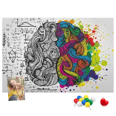 Kurk prikbord Psychologisch motief van denken