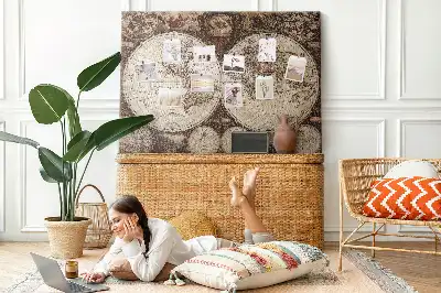 Kurk prikbord Klassieke atlas van weleer