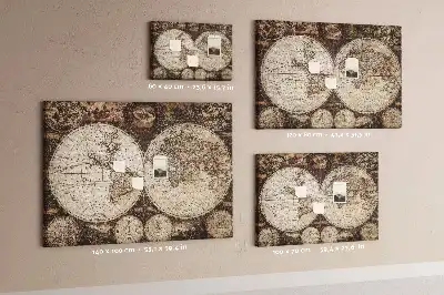 Kurk prikbord Klassieke atlas van weleer