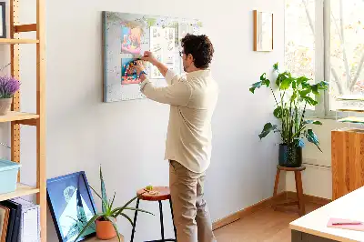 Kurk prikbord Landen van de wereld indeling